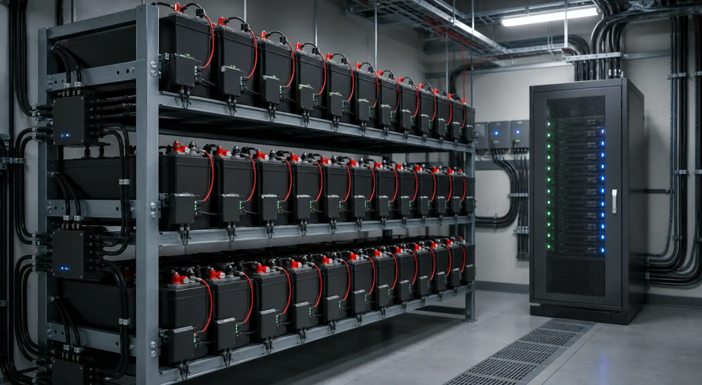 Battery Monitoring in Data Centers: Detecting Weak Strings Before They Become UPS Failures