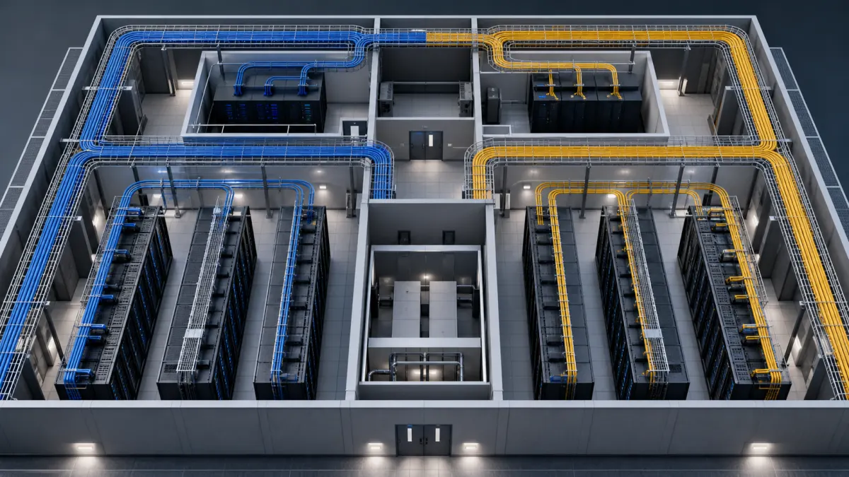 Cabling Pathways and Redundancy in Data Centers: Protecting A and B Communications Routes