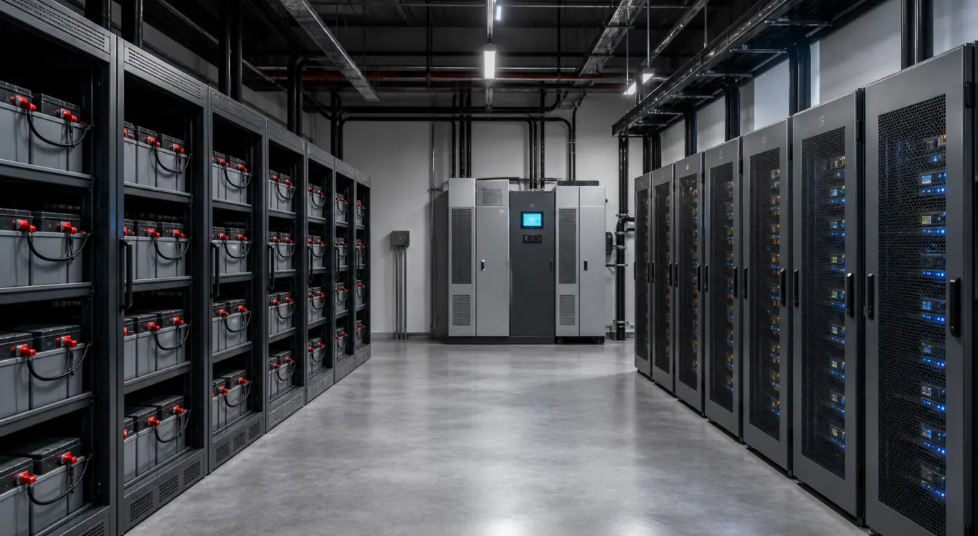 Data Center Battery Technologies: VRLA and Lithium-Ion for UPS Energy Storage