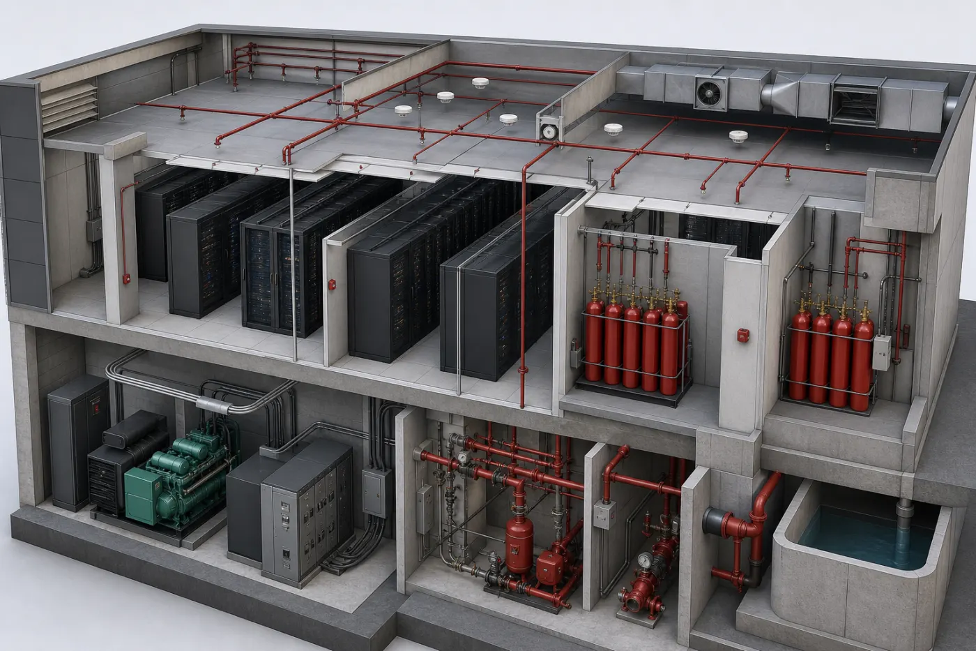 Data Center Fire Protection Engineering: Building a Layered Strategy from Prevention to Recovery