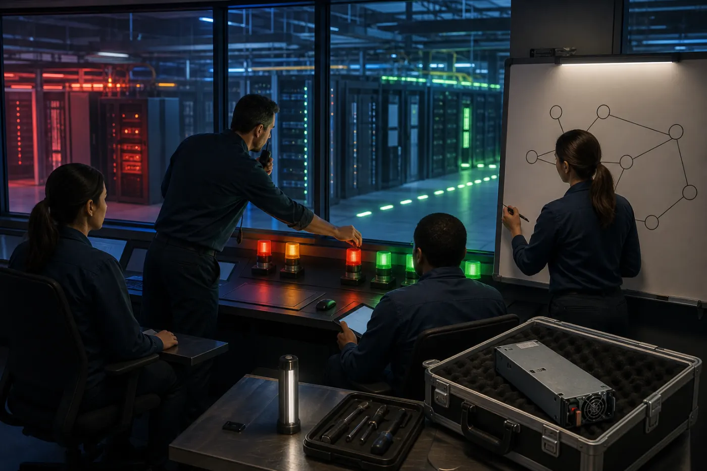 Data Center Incident Management: Detection, Stabilization, Recovery and Root-Cause Learning