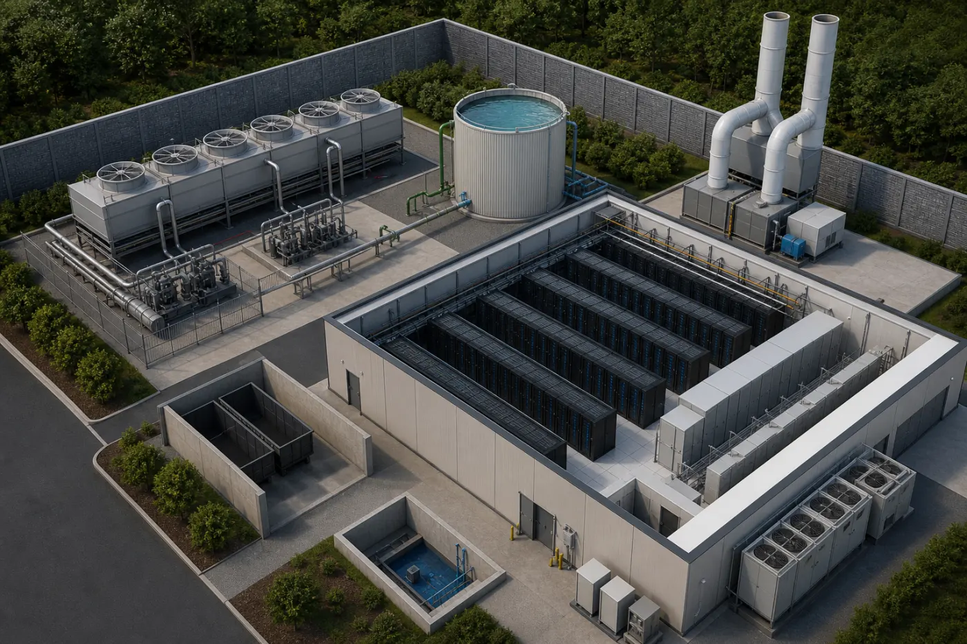 Environmental Management for Data Centers: Energy, Water, Waste, Noise and Pollution Control