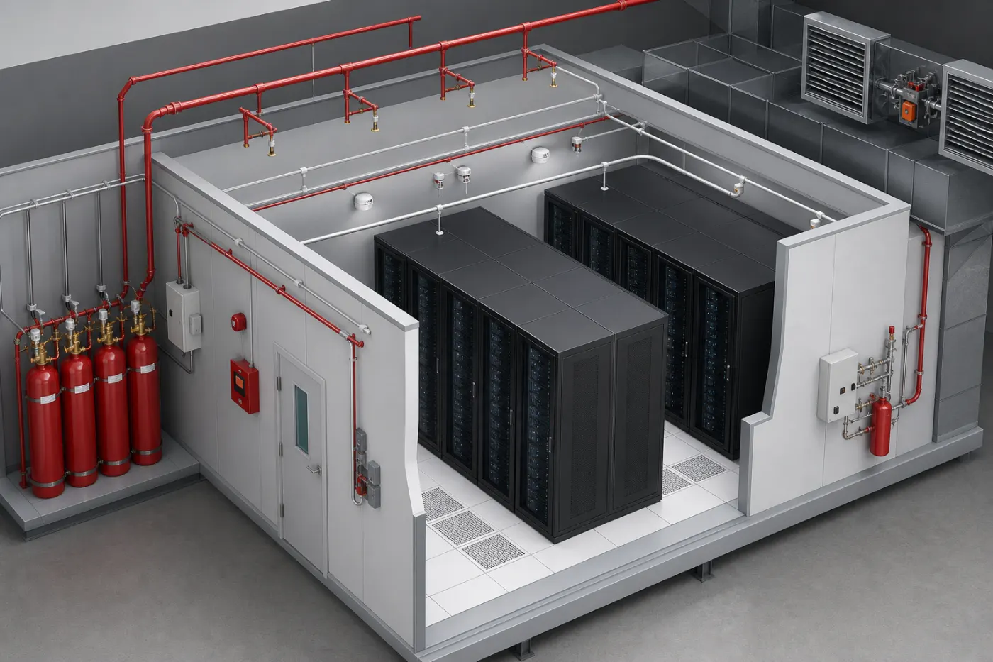 Fire Protection Strategy for Data Centers: Detection, Containment and Suppression