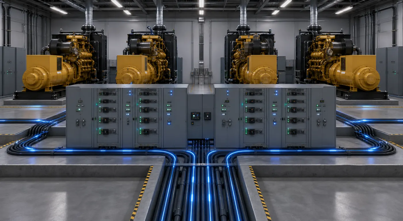 Generator Paralleling and Load Management in Data Centers: Synchronization, Controls and Failure Modes