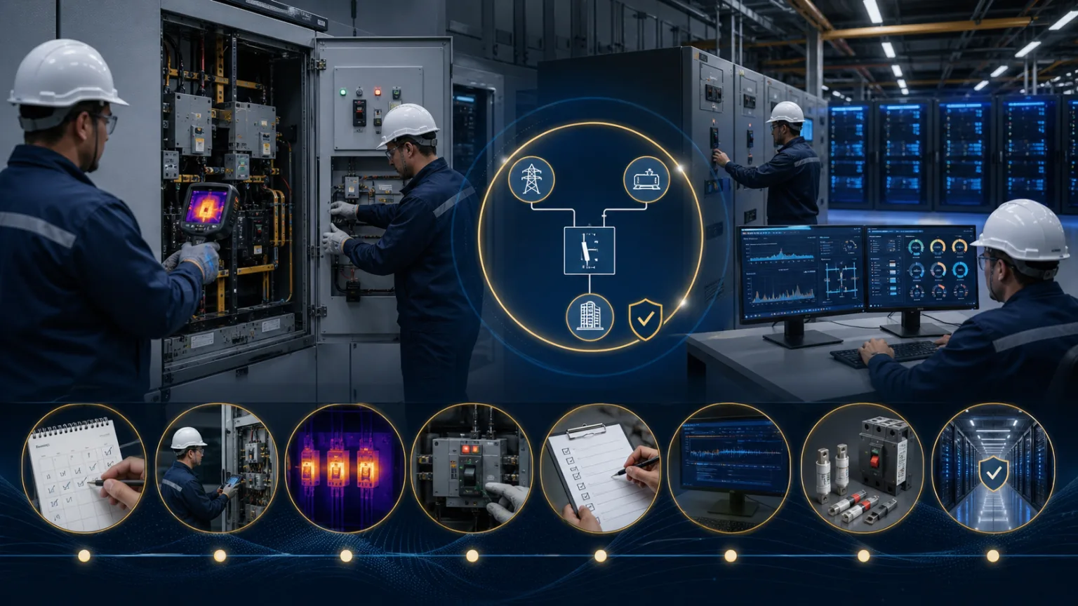 Operations and maintenance of transfer switching systems