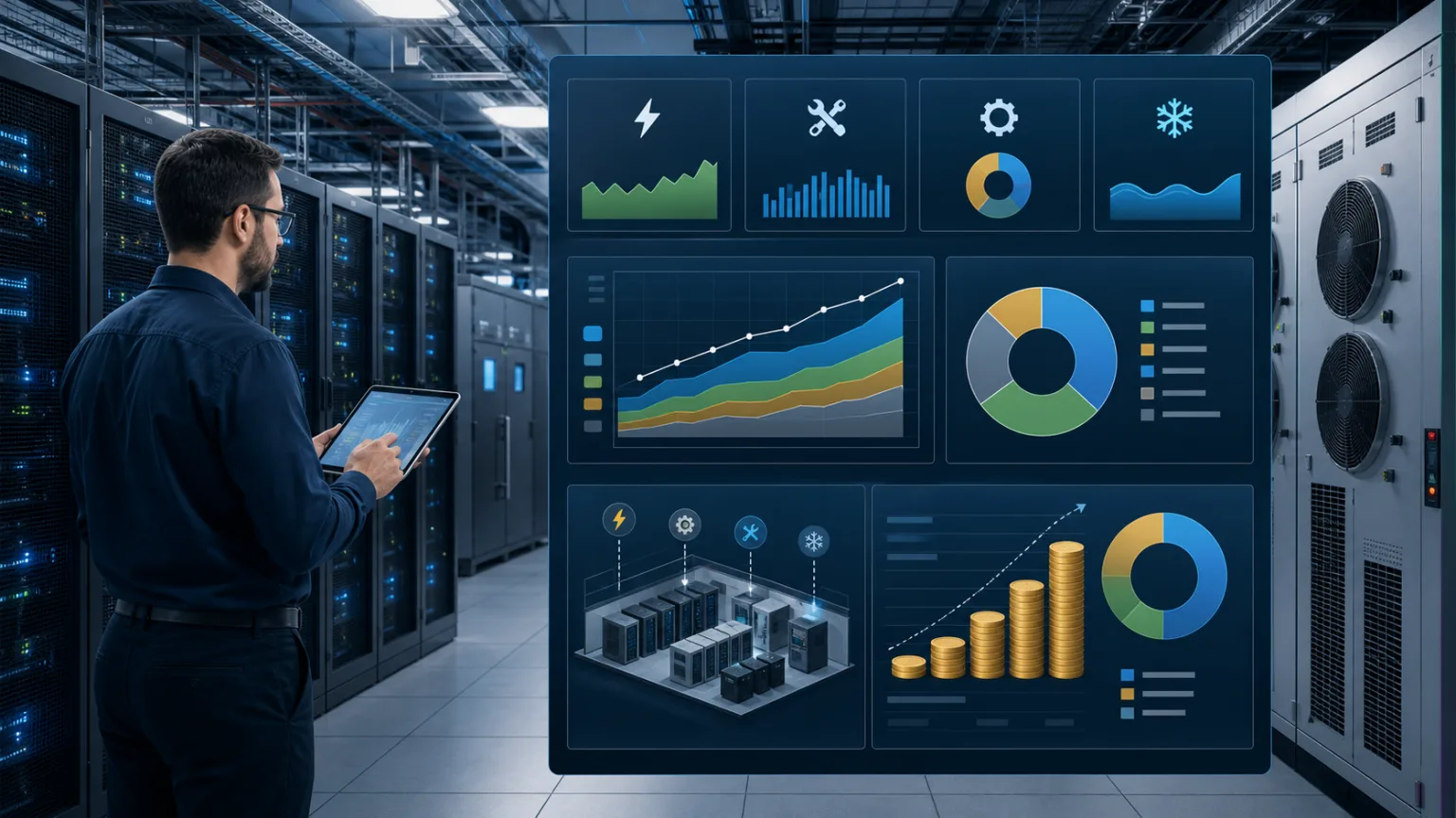 Data center OPEX and lifecycle cost engineering model