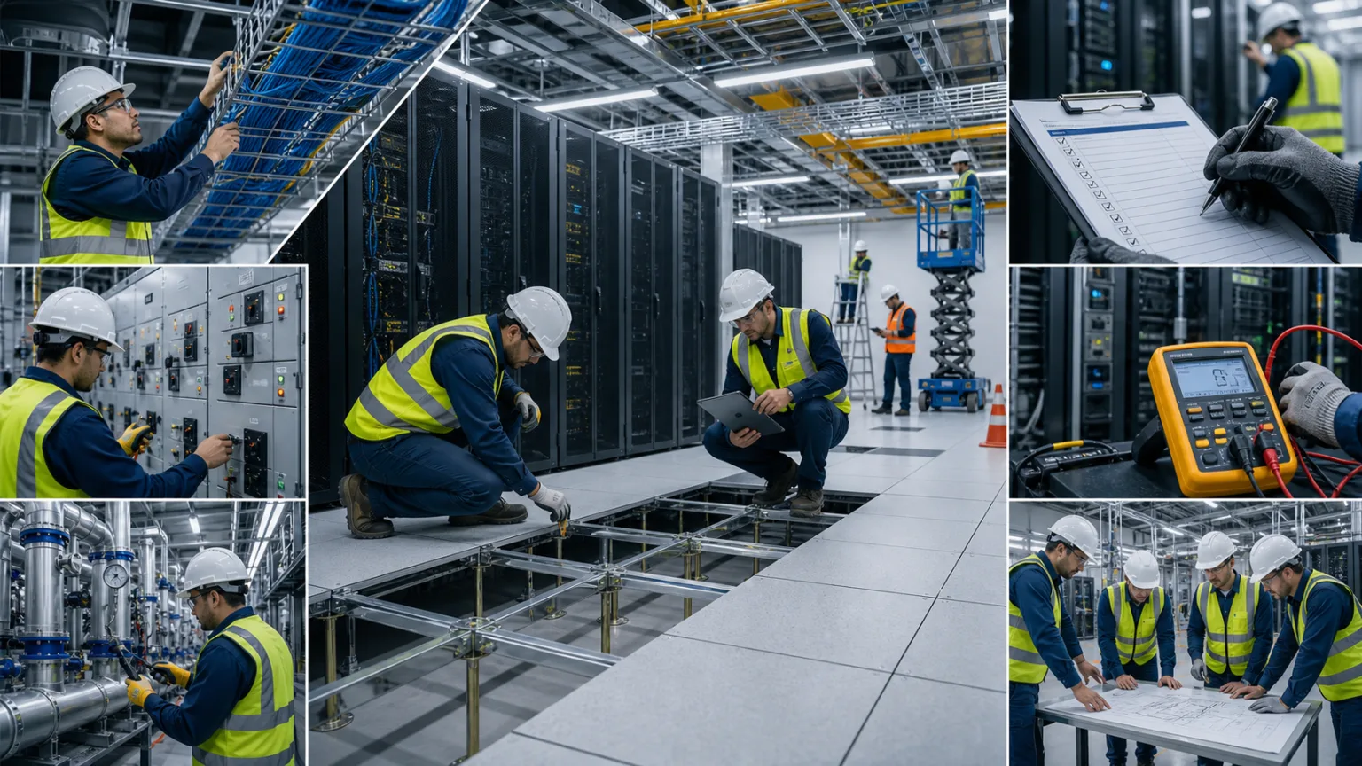 Quality assurance and quality control in data center construction