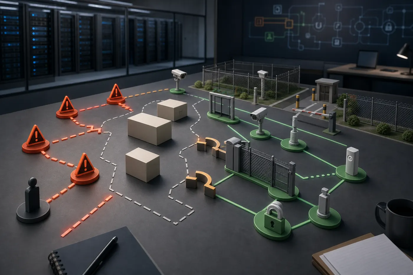 Security Risk Assessment for Data Centers: Connecting Threats, Vulnerabilities and Facility Controls