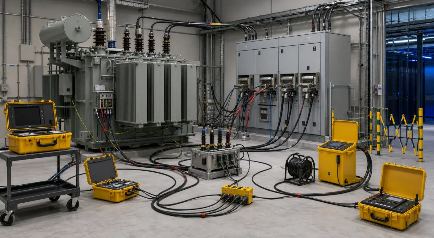 Transformer and MV Commissioning in Data Centers: FAT, Site Tests, Protection and Functional Switching