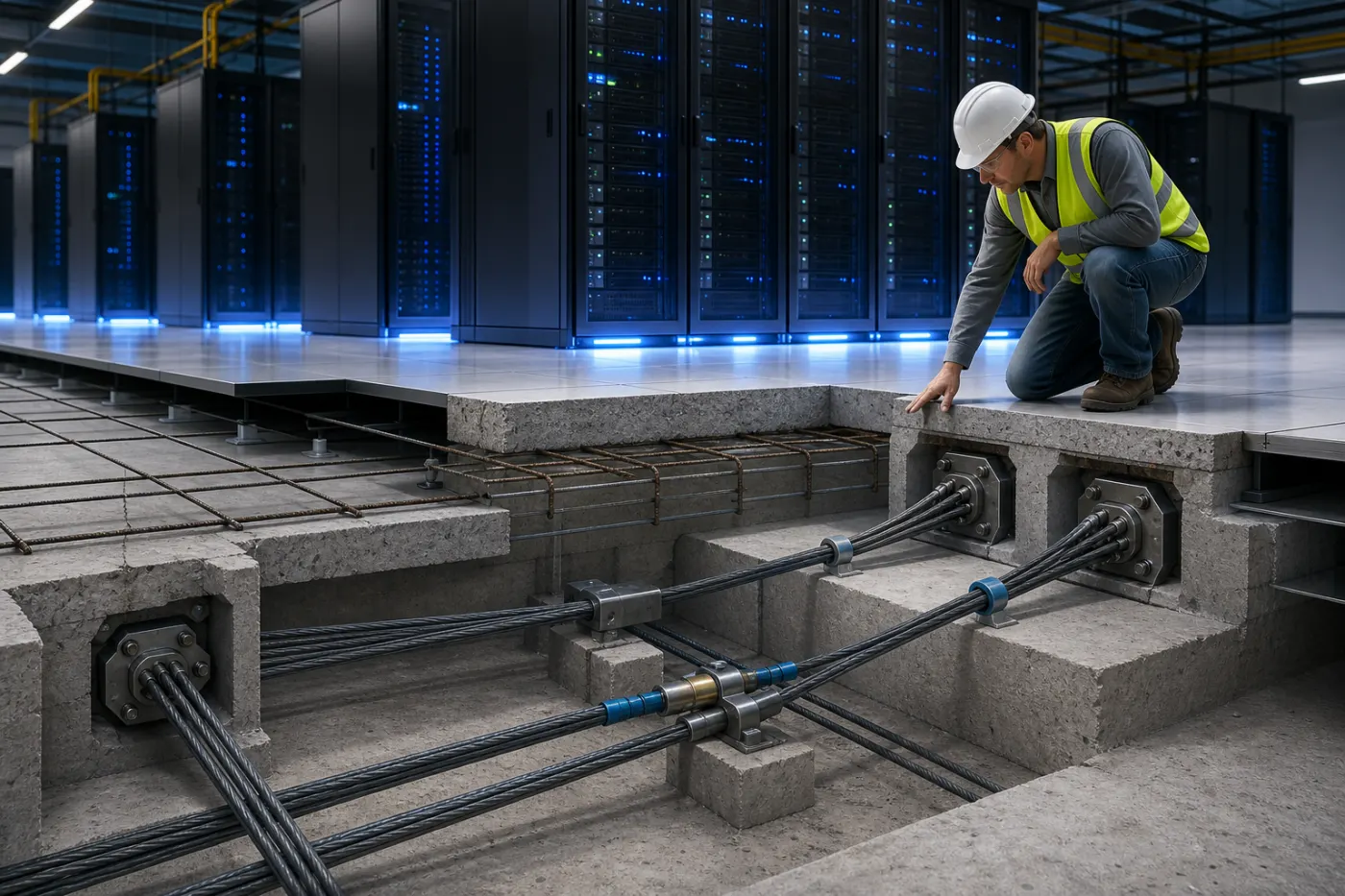 Understanding the PT Slab in Data Centers: More Than Just a Thick Concrete Floor
