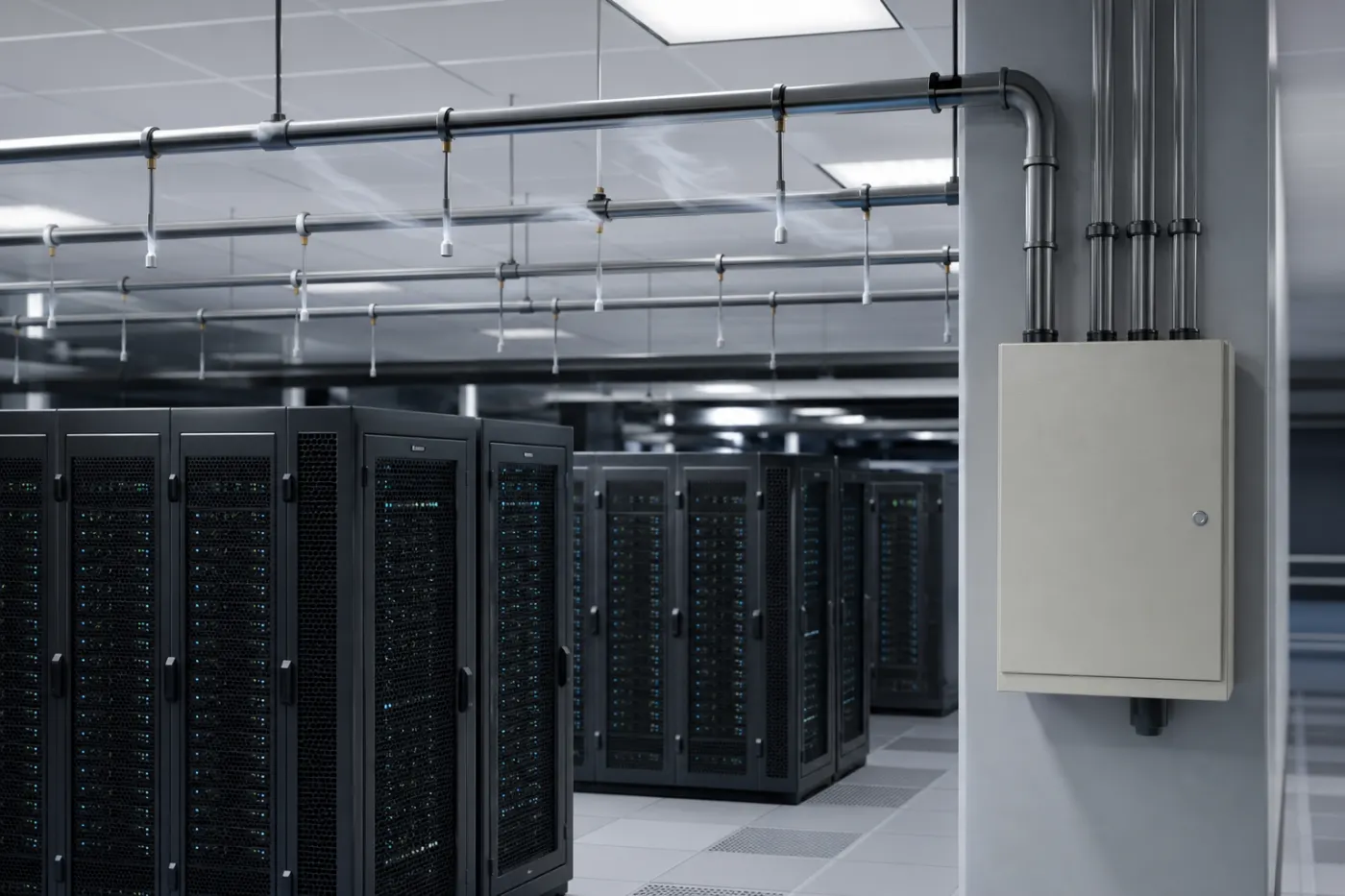 Very Early Smoke Detection in Data Centers: Aspirating Systems and Alarm Strategy