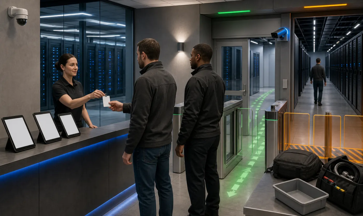 Visitor, Contractor and Escort Security in Data Centers