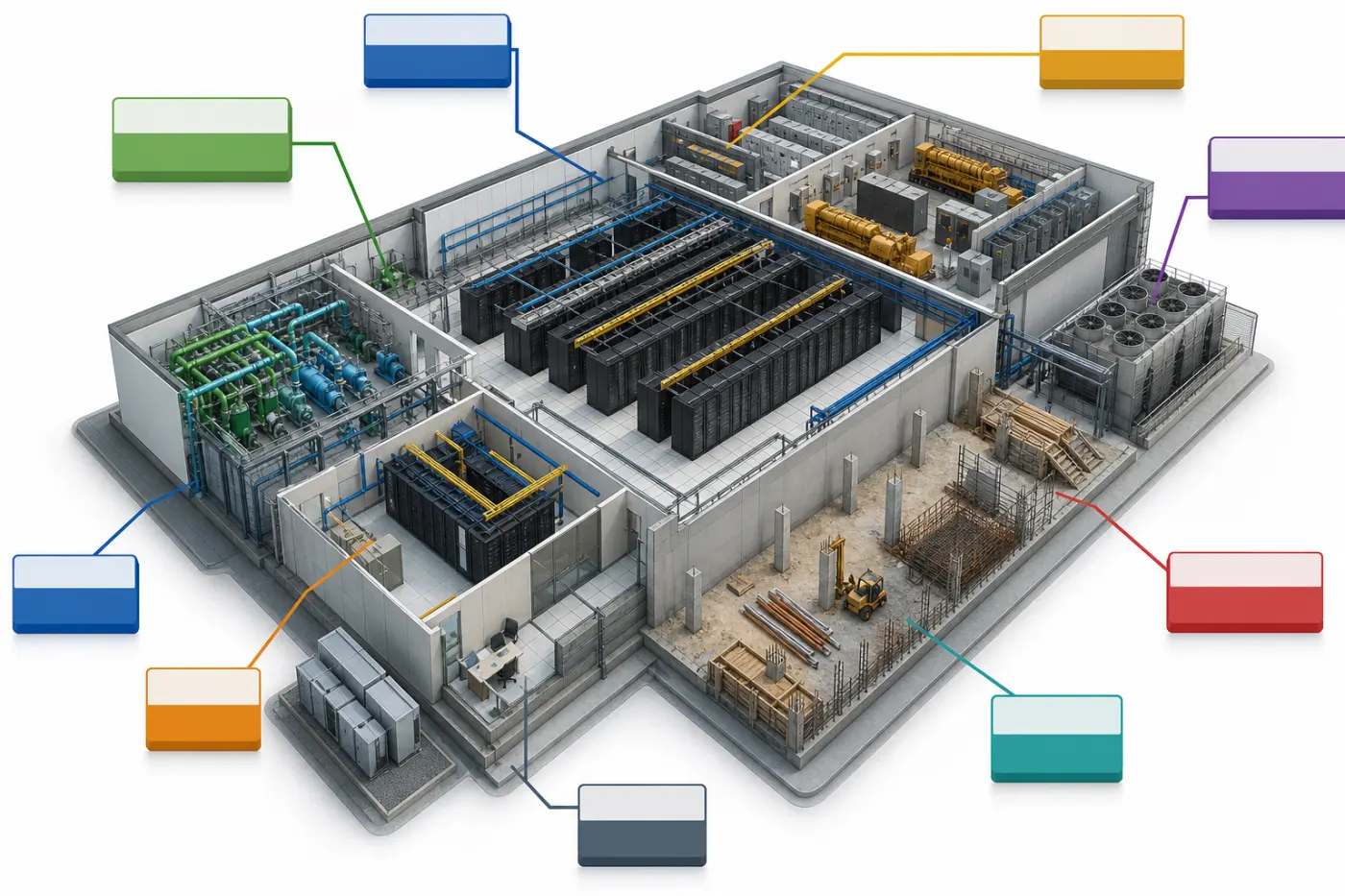 Work Breakdown Structure and Interface Management for Data Center Projects